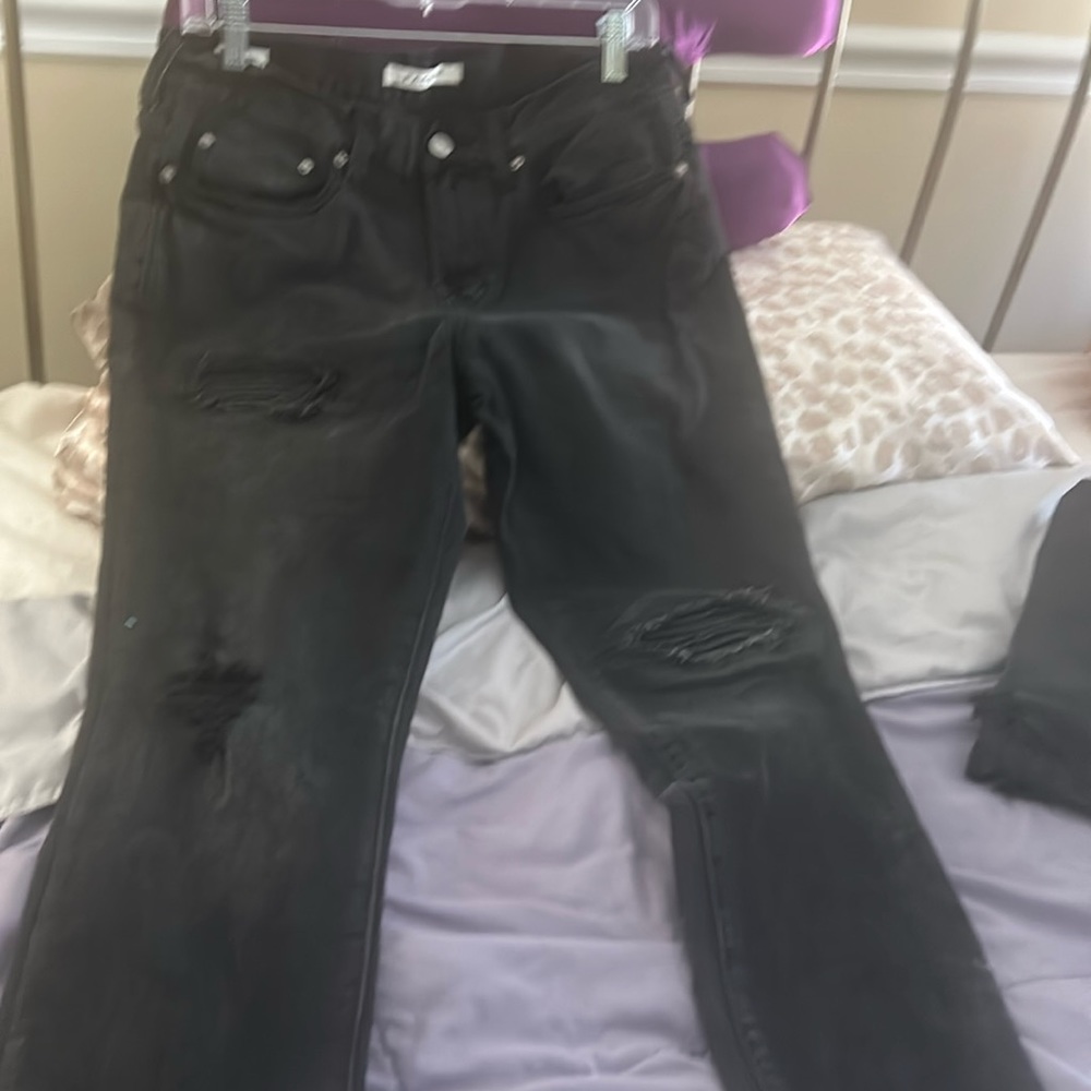 men's PacSun relax fit black jean NO tags but NEVER worn, brand new